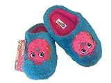Shopkins House Slipper Shoes for Girls (Medium 13/1, Teal Blue-DLish Donut)