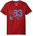 Nautica Little Boys Short Sleeve N83 Typography Graphic Tee, Red Rouge, Large/7