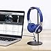 Headphone Stand Headset Holder New bee Universal Aluminum Alloy Headset Stand/Hanger for All Headphone Sizes (Black)