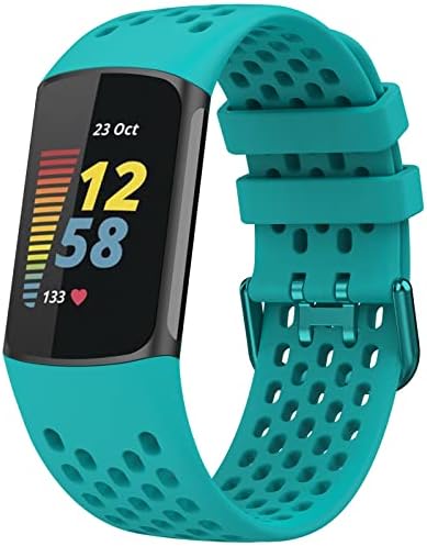 TopPerfekt Sport Bands Compatible with Fitbit Charge 5, Adjustable - Main Image