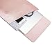 WALNEW Sleeve Case Bag for 13-inch MacBook Air with Apple M1 Chip/2018-2020, MacBook Pro M1 Chip/2016-2020, Soft PU Leather MacBook Cover with Built-in Mouse Pad and Dual Pockets, Pink