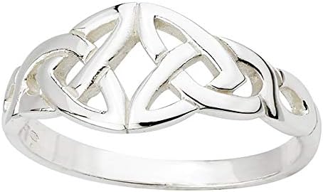 Trinity Knot Ring Sterling Silver Irish Made