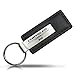 Au-TOMOTIVE GOLD Leather Key Chain for Chrysler 300 (Black)