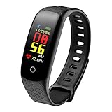Busezy Fitness Tracker with Sleep Monitor, Heart Rate Monitor, Step Counter, Calorie Counter, Waterproof Smart Fitness Tracker for Kids, Women and Men.