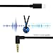 Dreamvasion Aux Cord for iPhone X 8, Spring Audio Adapter Cable with 3.5mm Headphone Jack 90 Degree [Extend to 6ft] for iPhone 7 7 Plus / 8 8 Plus / X, iPad to Car Stereo / Speaker, Support iOS 11.4