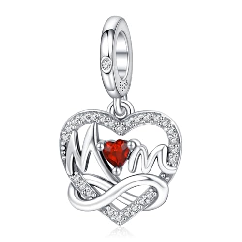 MGIUL Mom Infinite Love Heart Charm for Women