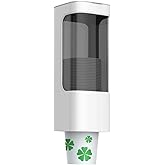 Cup Dispenser, Pull Type Water Cooler Cup Holder Fit 3oz - 5oz Small Cups, Wall Mount Bathroom Disposable Mouthwash Cups Disp