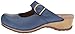 Dansko Women's Martina Mule, Blue Burnished Nappa, 40 M EU (9.5-10 US)