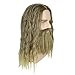 Thor Wig, Thor Long Curly Golden Brown Hair and Beard, Inspired by Avengers Endgame