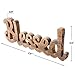 Blessed Freestanding Cutout Sign Made of Wood, Rustic Home Gallery Wall Decor
