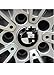 Health mall Wheel Center Caps and Tire Valve Stem Caps Emblem 68mm Rim Center Hub Caps for E30 325i 328i E36 E46 E34 E39 E60 E65 E38 Wheels Logo Black & White Color