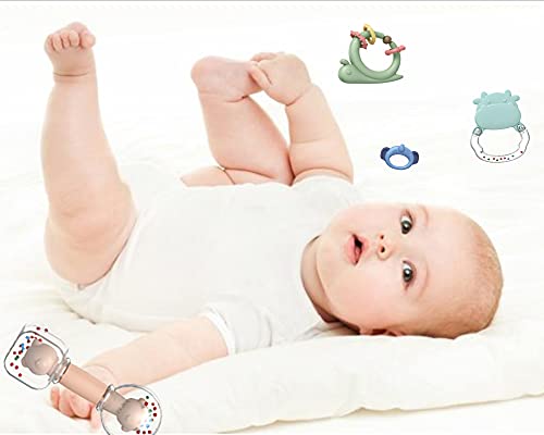 YKiMi 13pcs Baby Rattle Toys, Baby Rattle Sets Teether Rattles Toys, Spin Rattle Toy Early Educational Toys with Whale Storage Box Gifts Set for 0, 3, 6, 9, 12 Months Newborn Infant Baby, Girl, Boy