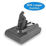 Tattu V6 3000mAh Replacement Battery for Dyson V6 595 650 770 880 DC58 DC59 DC61 DC62 Animal DC72 DC74 Series Cordless Handhold Pet Version Vacuum