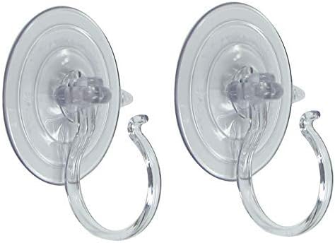 Wreath Hangers - Adams Christmas 5750-88-1040 Giant Suction Wreath Holder (2 Pack)