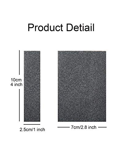 S SATC Sanding Sponge 4 x 2.8 x 1 Inch Sandpaper Block 4 PCS Sanding Blocks 60/80/120/220 Grit Sandpaper Block Wet Sanding Sponge Sand Sponge