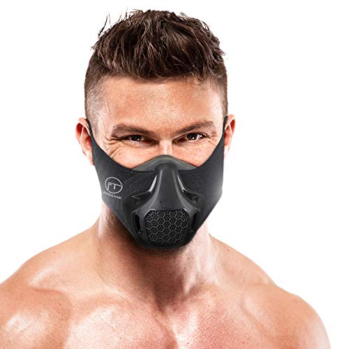 FITGAME-Workout-Mask-24-Breathing-Resistance-Levels-Fitness-Mask-Training-in-High-Altitude-Simulation-Increase-Cardio-Endurance-Bonus-Sport-Bracelet-and-Box-Included-Black