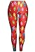 Pink Queen Women Colorful 3D Printed Full Length Leggings Tights Pants