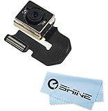 EShine&reg; Rear Back Main Camera Module Flex Cable Replacement for Iphone 6 PLUS 5.5 A1522 (GSM), A1522 (CDMA) , A1524 , A1593 (ALL CARRIERS) + EShine Cloth