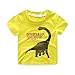 Mud Kingdom Toddler Boys Twill Shorts Set Cute Cartoon Dinosaur Camo Green 3T
