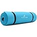 ProsourceFit Extra Thick Yoga and Pilates Mat ½” (13mm), 71-inch Long High Density Exercise Mat with Comfort Foam and Carrying Strap, Aquathumb 1