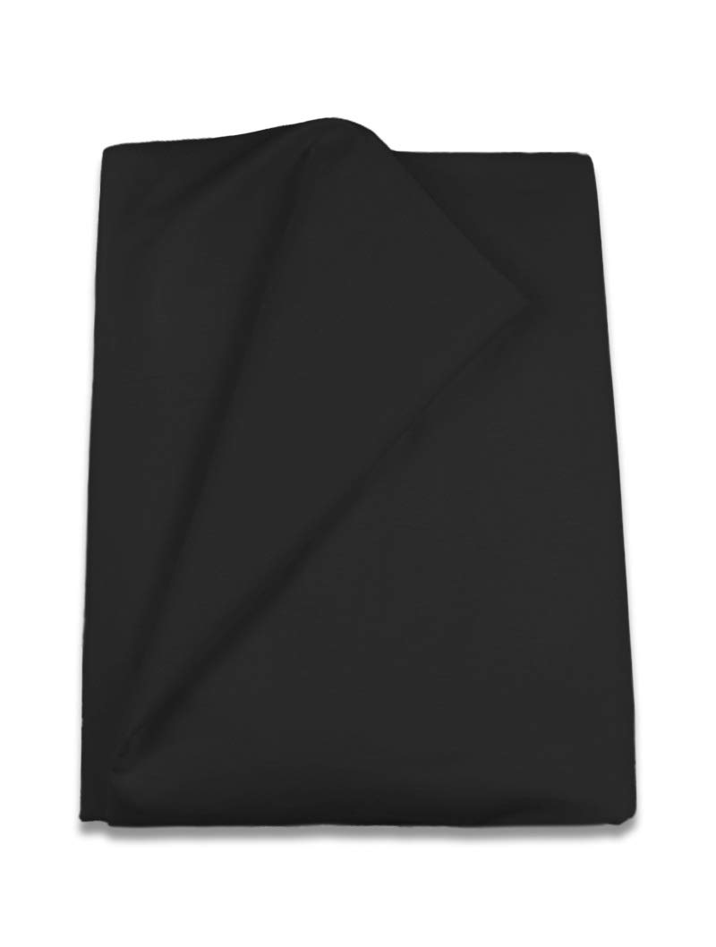 Lasa Royal - Plain duvet cover 190 x 260 cm, for bed 105 cm, black color