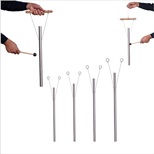 DNA Nucleotides 4 Healing Tuned Pipes louder than tuning fork with mallet,hand stand & Free shipping