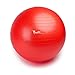 LuxFit Premium Extra Thick Yoga Fitness Exercise Ball '2 Year Warranty' (Red, 65cm)