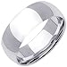 Platinum Traditional Classic Men's Comfort Fit Wedding Band (8mm) Size-9c1