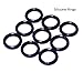 Wacky Worms O-Rings for Wacky Rigging Senko & Stick Soft Baits - Silicone Rings for 4&5
