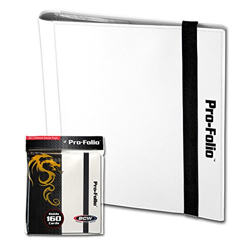 BCW Pro-Folio 4-Pocket Album White Card Game