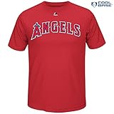 Mike Trout Los Angeles Angels of Anaheim #27 MLB Men's Synthetic Cool Base Player T-Shirt