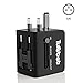 Travel Adapter, Turobot Universal Charger AC Adapter with Dual USB Port for US/ EU/ AU/ UK 150 + Countries