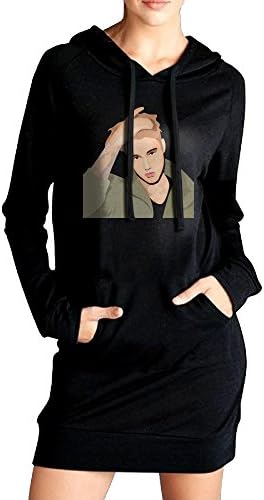 QUQLA Women's Hooded Pullover Sweatshirt JB Justin Bieber