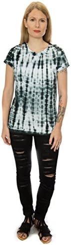 Tie Dye Shirt Boho Chic Trendy Top by KK Fashions - Hand Dyed! (Large)