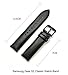 Fwheel Compatible With Samsung Gear S2 Classic Band SM-R732/R735 (Not Fit S2),Genuine Leather Smart Watch Replacement Band Strap With Stainless Steel Buckle(black)