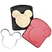 Disney Mickey Mouse Sandwich Crust and Cookie Cutter with Plastic Storage Container - Great for Lunches, Snacks and Baking