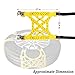 Zento Deals Premium Quality Car Snow Chains Durable 6 Pieces All Season and Terrain Anti-Skid Car, SUV, and Pick Up Tire Chains