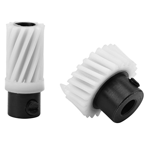Sewing Machine Feed Dog Drive Gears Set Plastic Replacement Compatible for Singer 500 Series 502 507 509 513 514