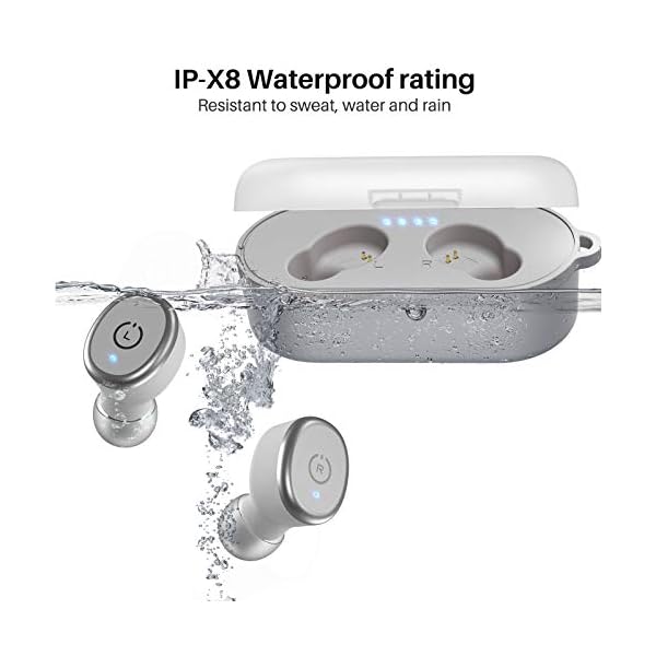 TOZO-T10-TWS-Bluetooth-50-Earbuds-True-Wireless-Stereo-Earphones-Headphones-IPX8-Waterproof-in-Ear-Wireless-Charging-Case-Built-in-Mic-Headset-Premium-Sound-with-Deep-Bass-for-Running-Sport-White TOZO T10 Bluetooth 5.3 Earbuds True Wireless Stereo Earphones Headphones IPX8 Waterproof in Ear Wireless Charging Case…