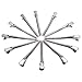 AKOAK12 Pcs/Pack Professional Hairdressing Salon Hair Styling Stainless Steel Hairdressing Duck Bill Alligator Clips Fashion Styling Tools