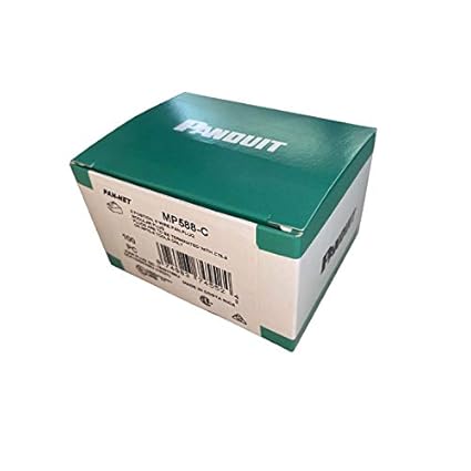 Amazon Com Panduit Mp588 C Modular Plug Pack Of 100 Industrial Scientific