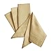 Benson Mills Flow Heavy Weight Spill Proof Fabric Napkins, Set of 4, 18X18, Ivory/Ecru, 4 Count