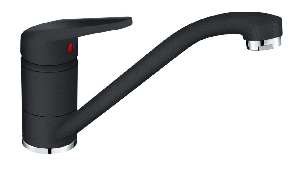 Franke Kitchen Sink Tap with Fixed spout Made of Granite from Princess II - 115.0470.661 - Onyx