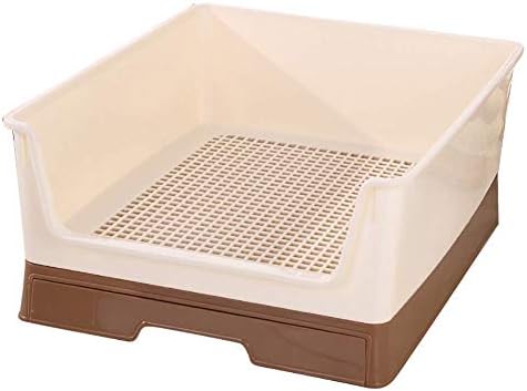 Indoor Dog Plastic Potty Training Dog Toilet with Fence and Target Pet Pee Toilet