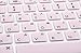 HRH Korean Silicone Keyboard Cover Skin for MacBook Old Air 13,for MacBook Pro 13/15/17(with or w/Out Retina Display,2015 or Older Version),for iMac Older USA(Not for MacBook 13 Air A1932)-Light Pink