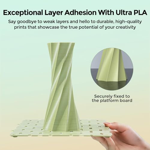 Creality Filamento Soleyin Ultra PLA 1,75 mm para Impressora 3D, Velocidade de 300 mm/s, Resfriamento e Modelagem Rápidos, Bobina de 1kg (2,2lb), para Creality Ender K1, K1C Series (Preto)