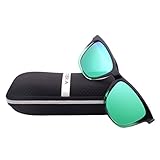ELITERA Women Sunglasses Famous Lady Designer Gradient Colors Polarized Glasses UV400 E0717 (Black&Green, 53)
