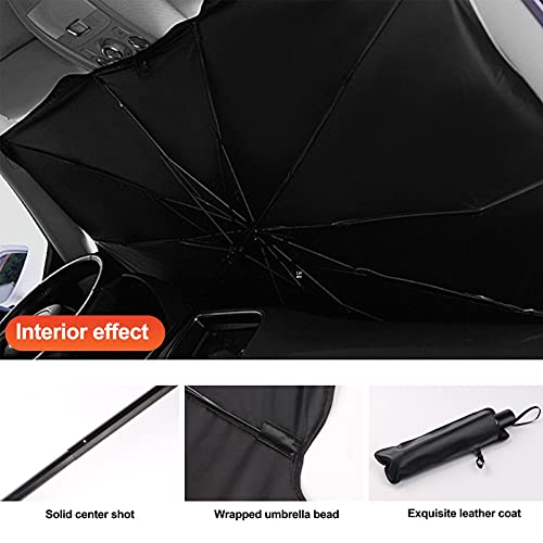 Zonwering voor auto, voorruit, jaloezieën voor de zon, anti-uv-bescherming, opvouwbaar, isolatie voor de auto, luxe… - Afbeelding 6