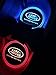 JSAMZ Car Logo LED Cup Pad led cup coaster USB Charging Mat Luminescent Cup Pad LED Mat Interior Atmosphere Lamp Decoration Light ( Land rover )