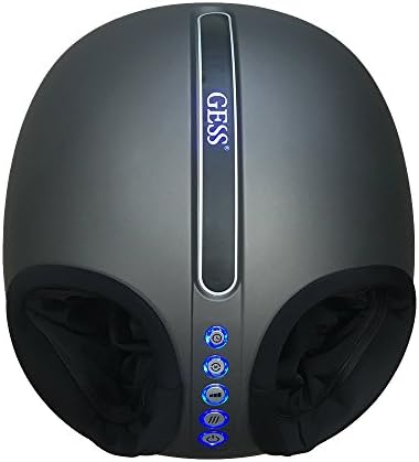 GESS836 Shiatsu Foot Massager Machine with Heat-Relaxing Kneading Balls &amp; Air Pressure-3 Intensity Modes-Heat-Removable Washable Cloth Cover-Reduces Soreness and Improves Blood Flow